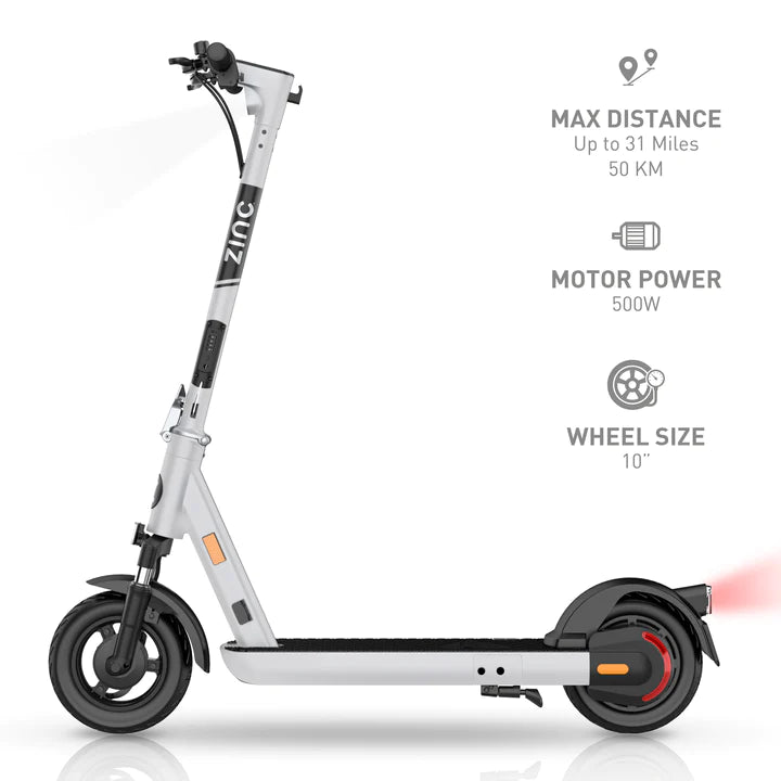 ZINC VELOCITY PLUS 500W FOLDING ELECTRIC SCOOTER