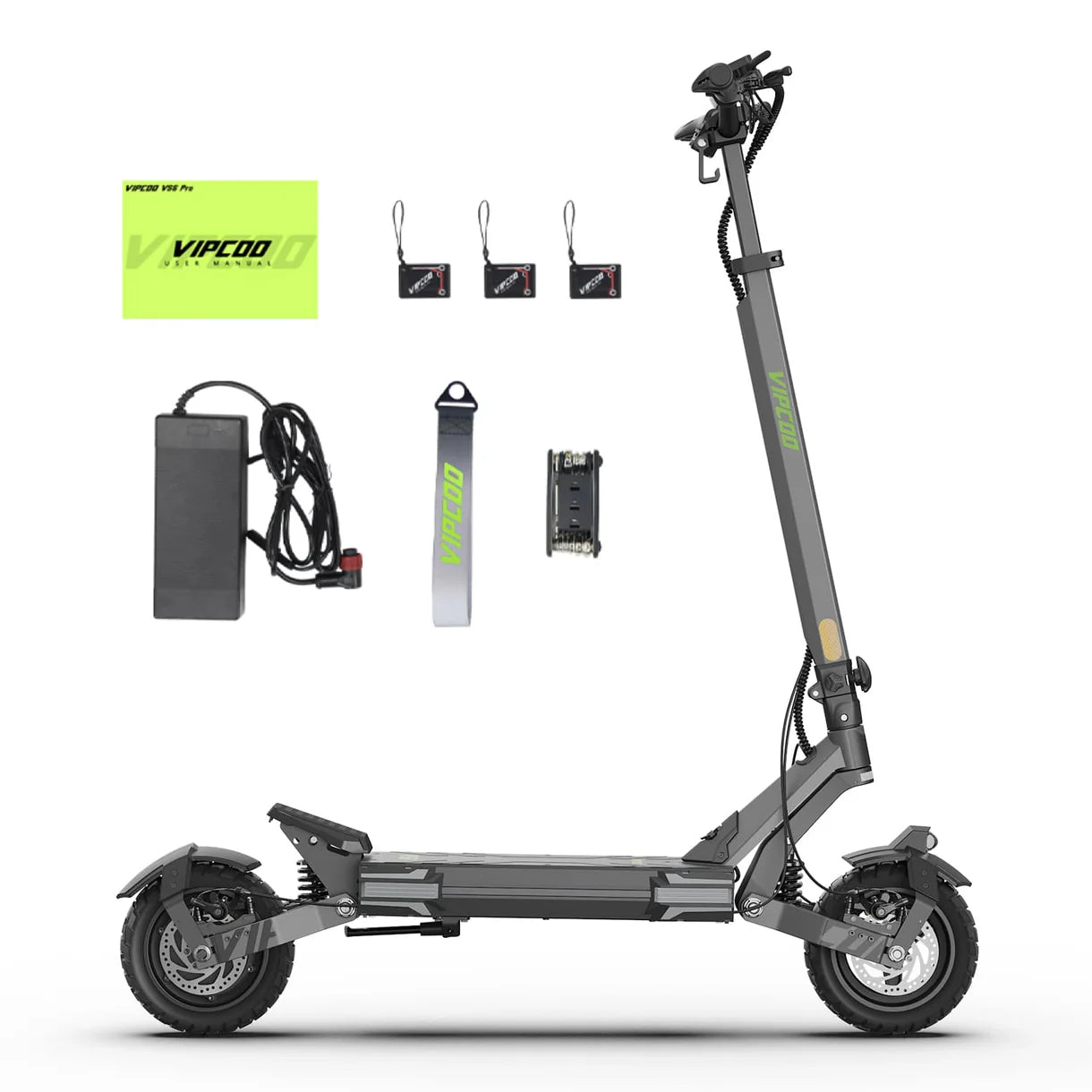VIPCOO VS6 ELECTRIC SCOOTER 1000W 48V 28MPH
