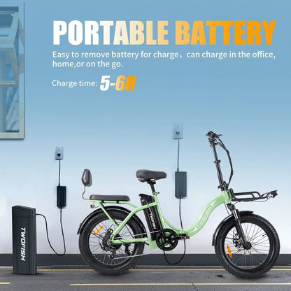 TWOFISH TF2 Electric Bike 20" Folding Electric Bikes