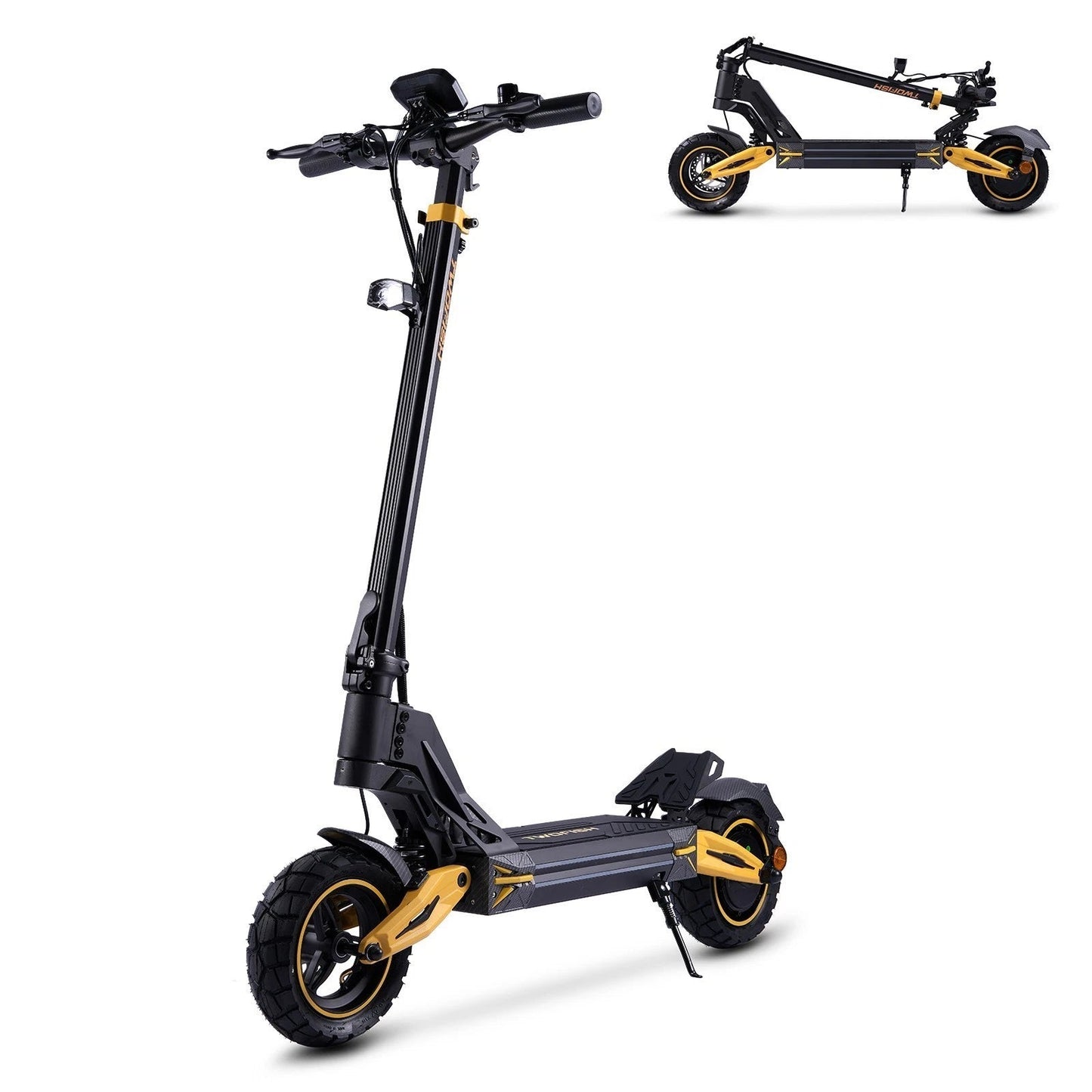 TWOFISH V2 MAX 10in Foldable Off Road Electric Scooter 48V 800w