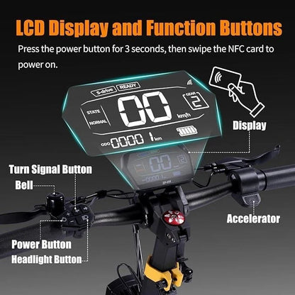 TWOFISH V2 MAX 10in Foldable Off Road Electric Scooter 48V 800w