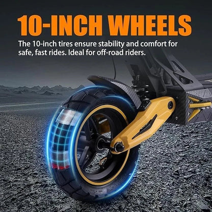 TWOFISH V2 MAX 10in Foldable Off Road Electric Scooter 48V 800w