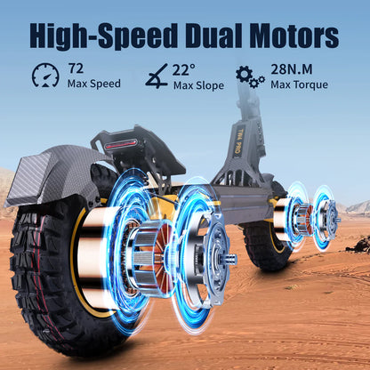 TWOFISH TW4 PRO Foldable Off Road Electric Scooter 60v 2000w